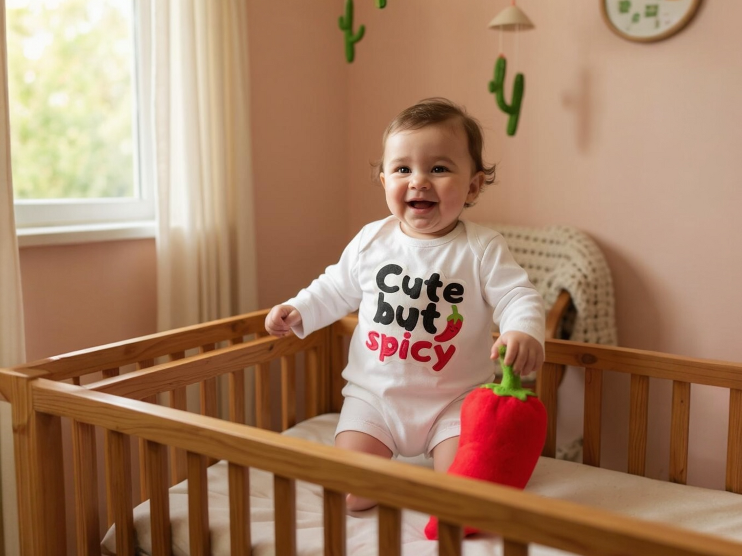 Cute but spicy newborn onesie| First Cinco de Mayo onesie®| baby bodysuit|baby onesie®