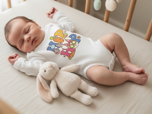 Easter baby onesie®| Hip hop| Easter bunny onesie® | Bunny bodysuit