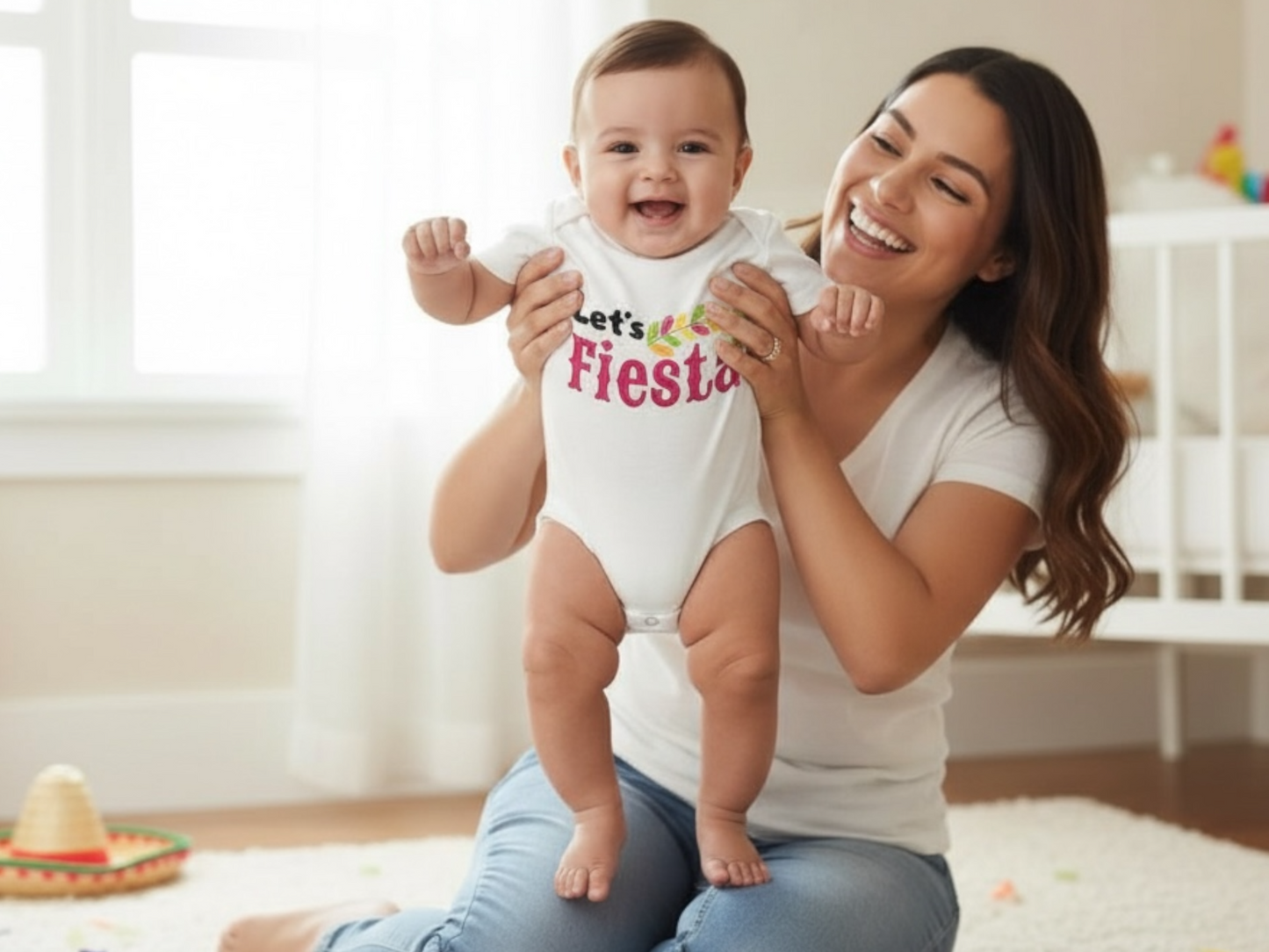 Let’s fiesta newborn onesie| First Cinco de Mayo onesie®| baby bodysuit|baby onesie®