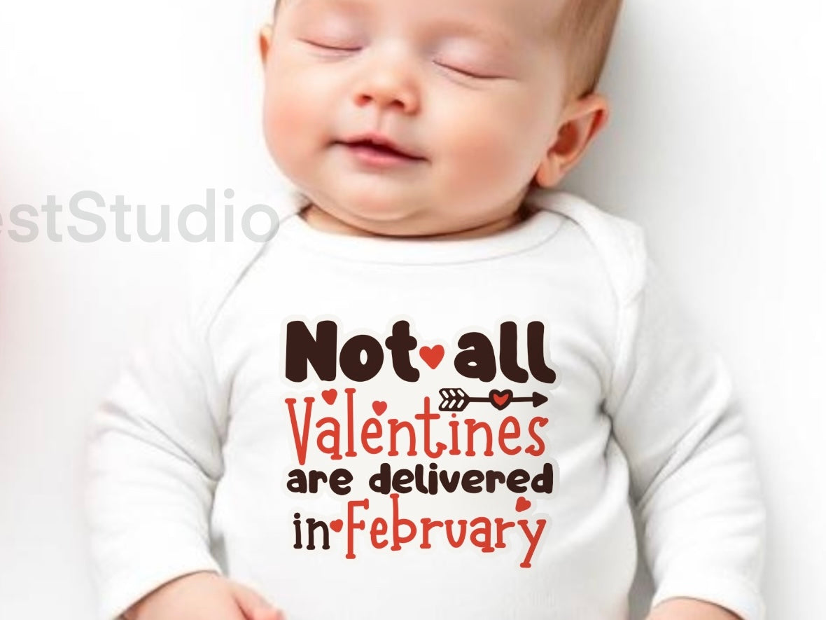 February baby announcement onesie® | Valentine’s Day funny Pregnancy Announcement| expecting mother| adventure awaits| bearly wait