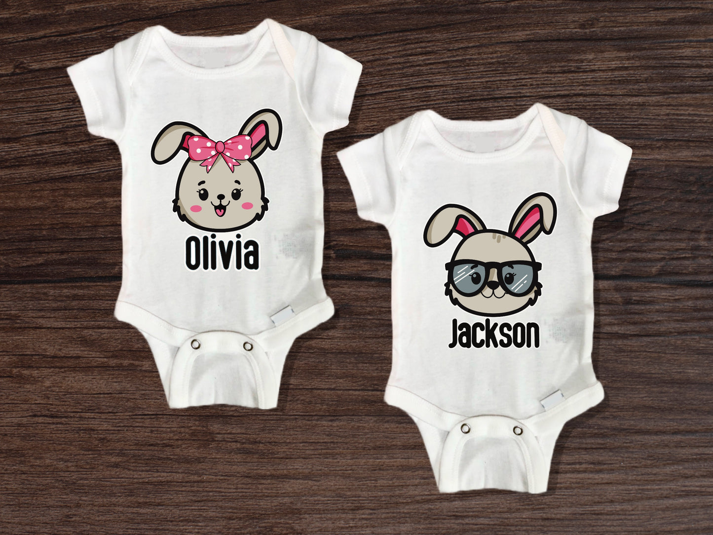 Personalized Easter baby onesie®| Easter egg hunt| Easter bunny onesie® | Bunny bodysuit| spring Easter