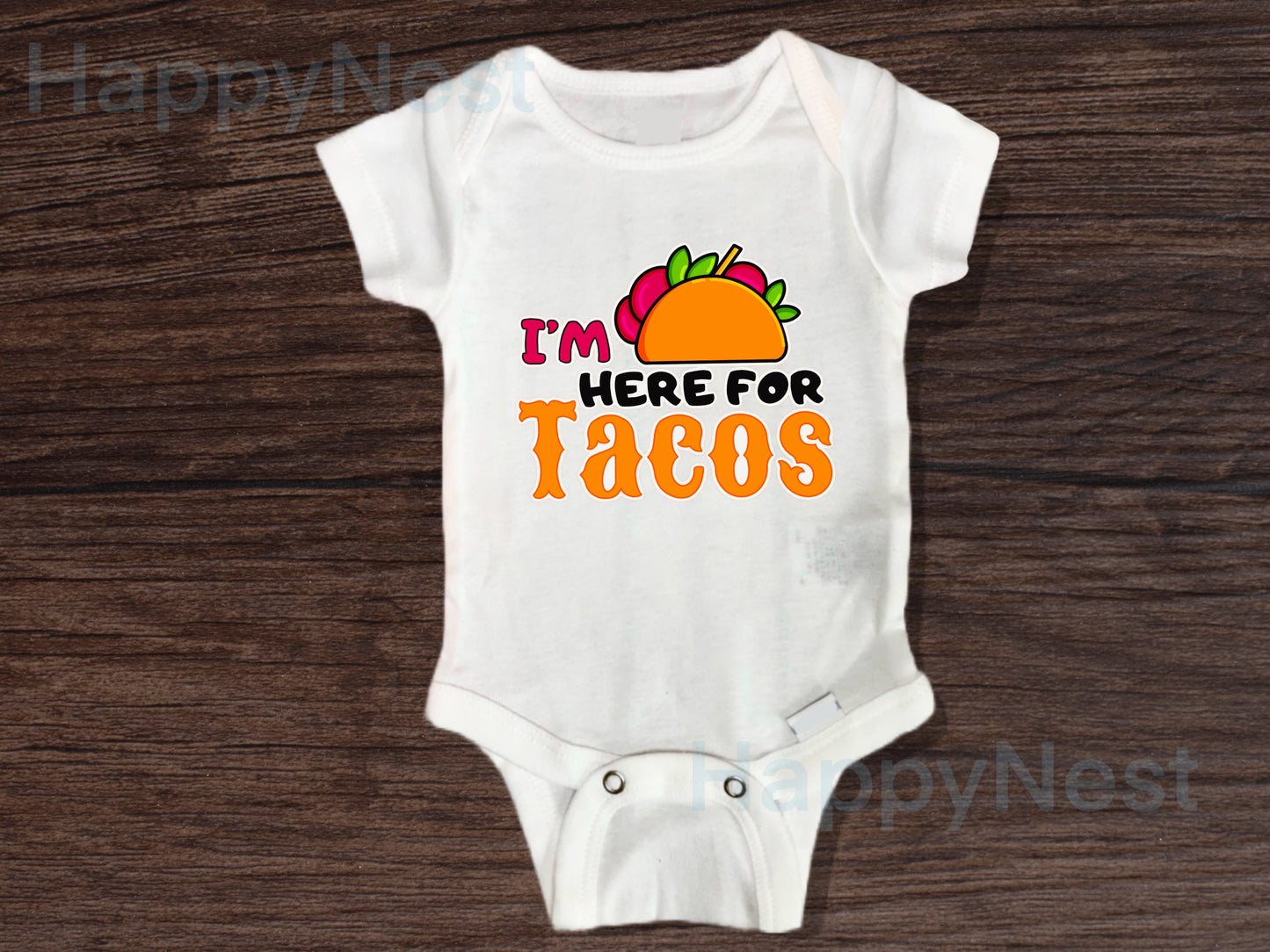 I’m here for Tacos onesie| First Cinco de Mayo onesie®| baby bodysuit|baby onesie®