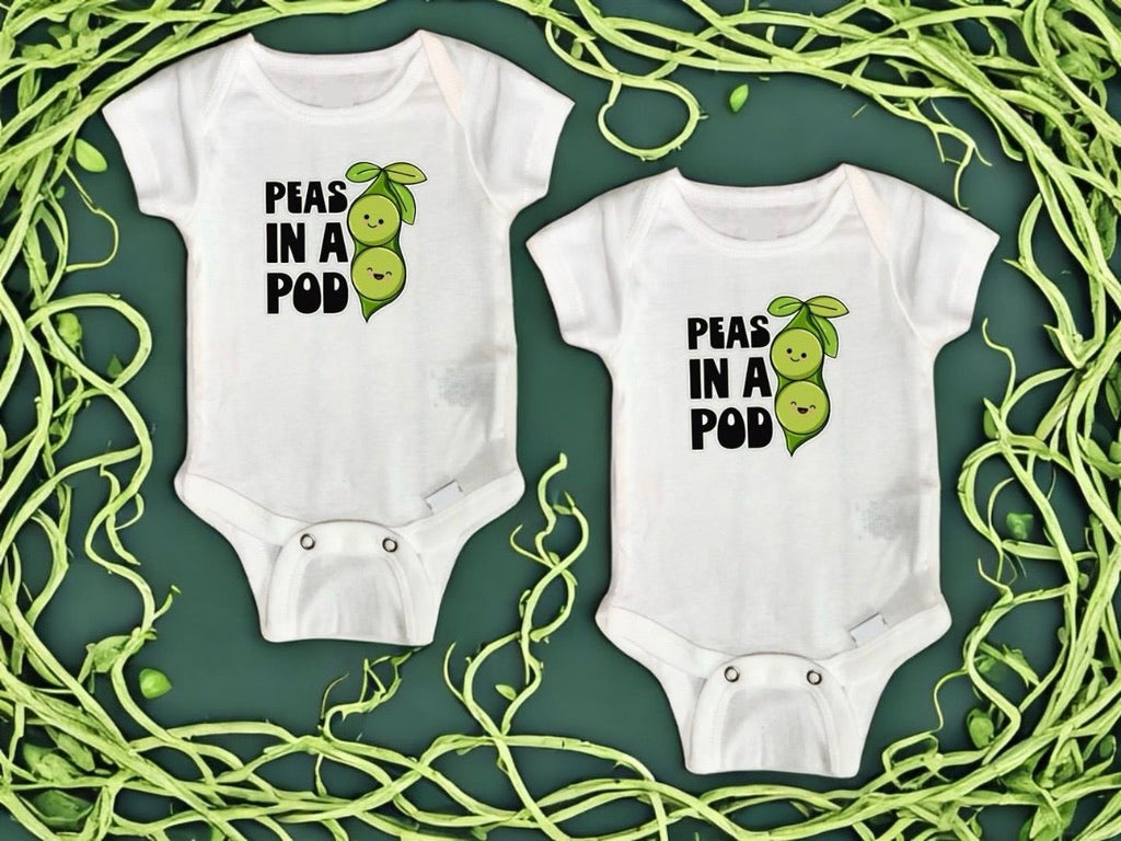 two peas in a pod, peas in a pod baby shower gift, twins gift, baby gifts, twins pregnancy announcement idea, gift for twins, Christmas baby gifts