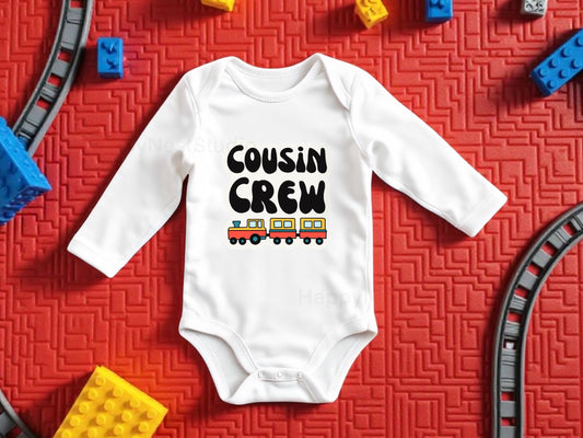 Cousin crew baby announcement bodysuit