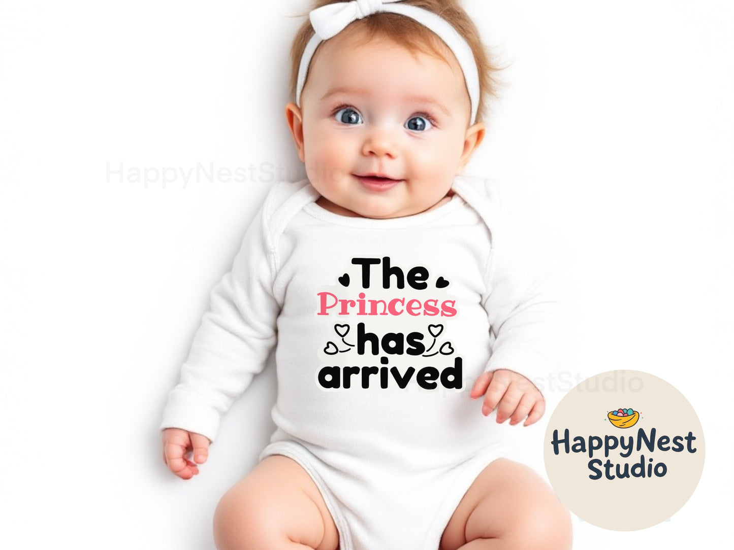 The prince has arrived - The princess has arrived- baby shower gift for newborn baby