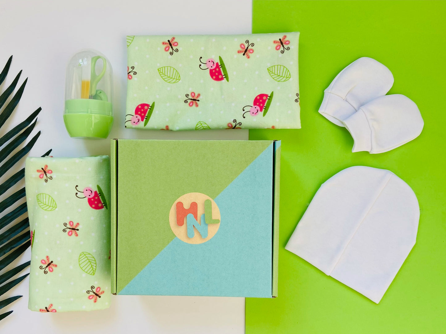 Reversible flannel neutral preemie blanket set| baby shower gift| blanket burp cloth set | Christmas gift