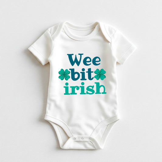 St. Patrick's Day - Wee bit Irish baby onesie® | First Saint Patrick's Day outfit