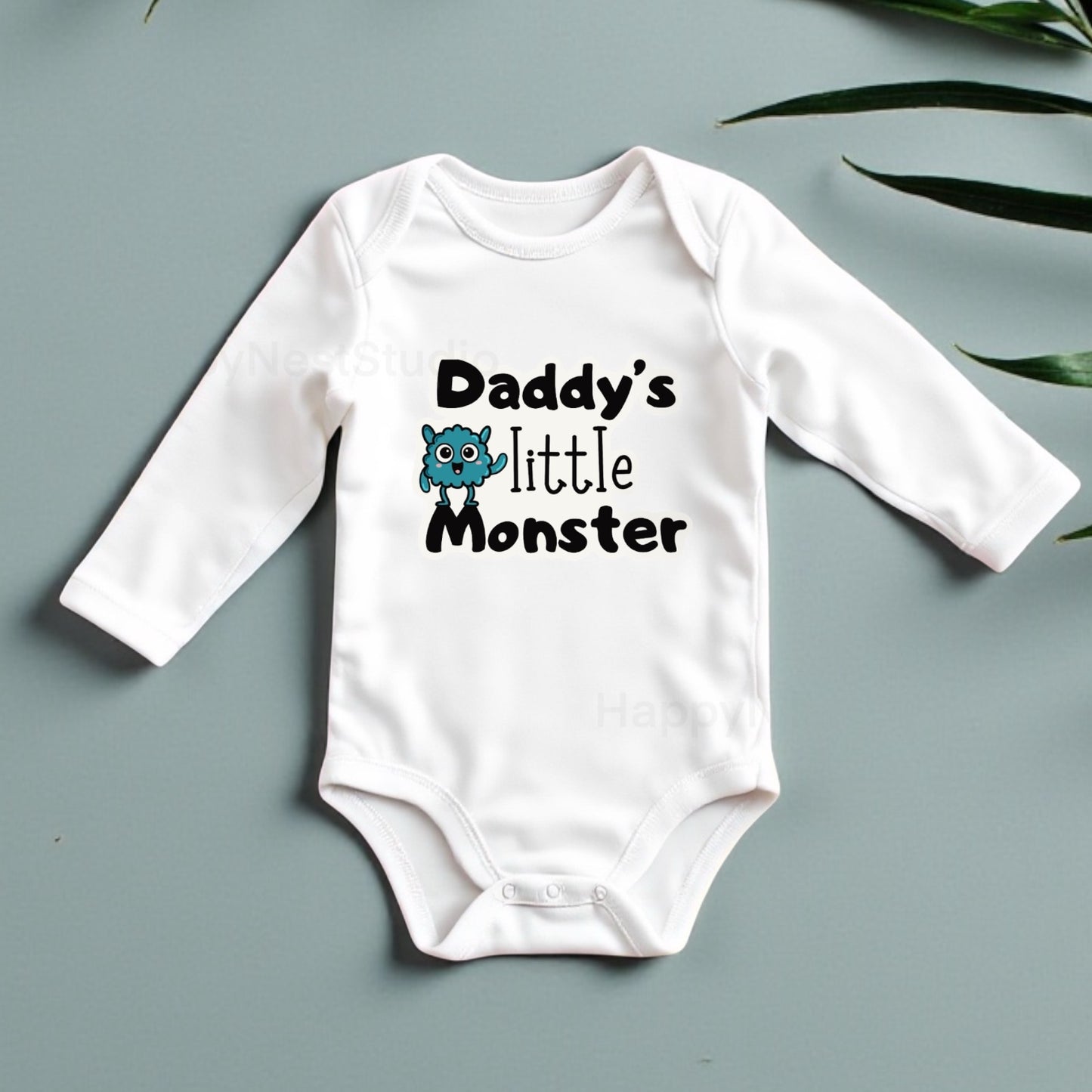 Daddy's Little Monster Onesie - Father's Day Outfit