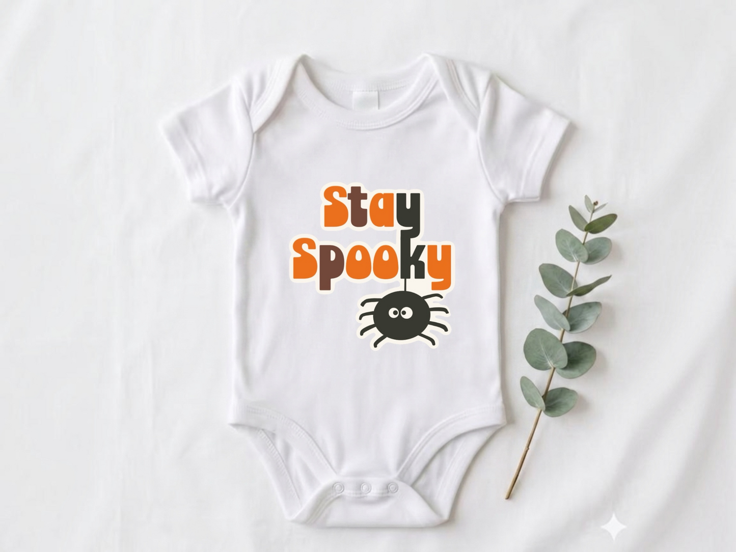 Stay spooky newborn onesie® | itsy bitsy spider onesie cute - spooky baby outfit for fall