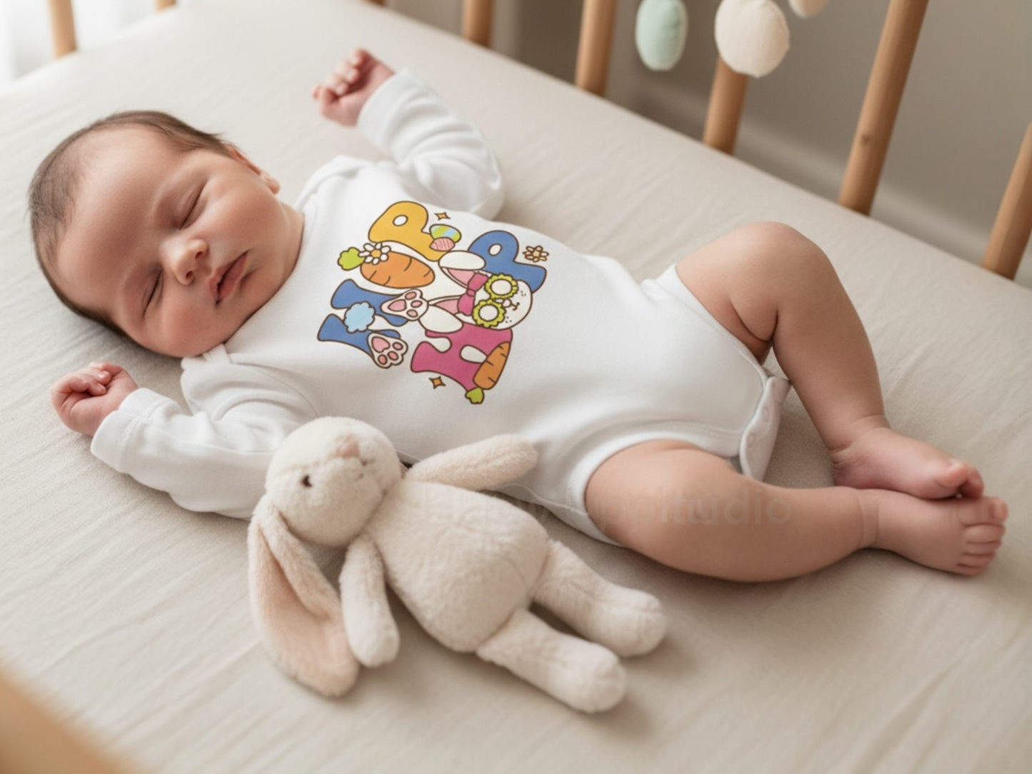 Easter baby onesie®| Hip hop| Easter bunny onesie® | Bunny bodysuit