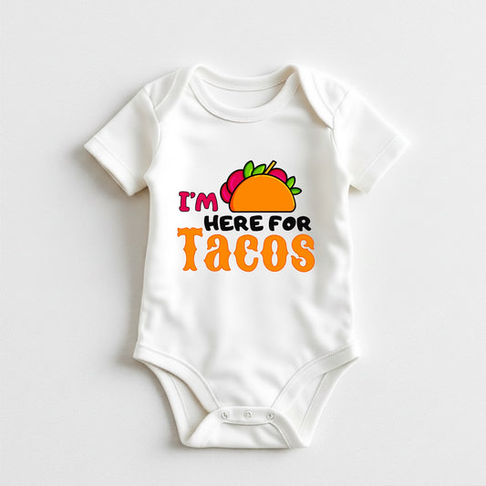 I’m here for Tacos onesie| First Cinco de Mayo onesie®| baby bodysuit|baby onesie®