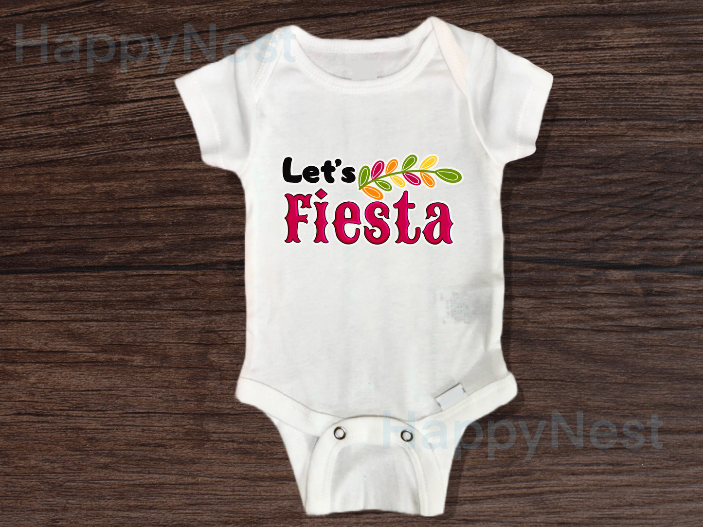 Let’s fiesta newborn onesie| First Cinco de Mayo onesie®| baby bodysuit|baby onesie®