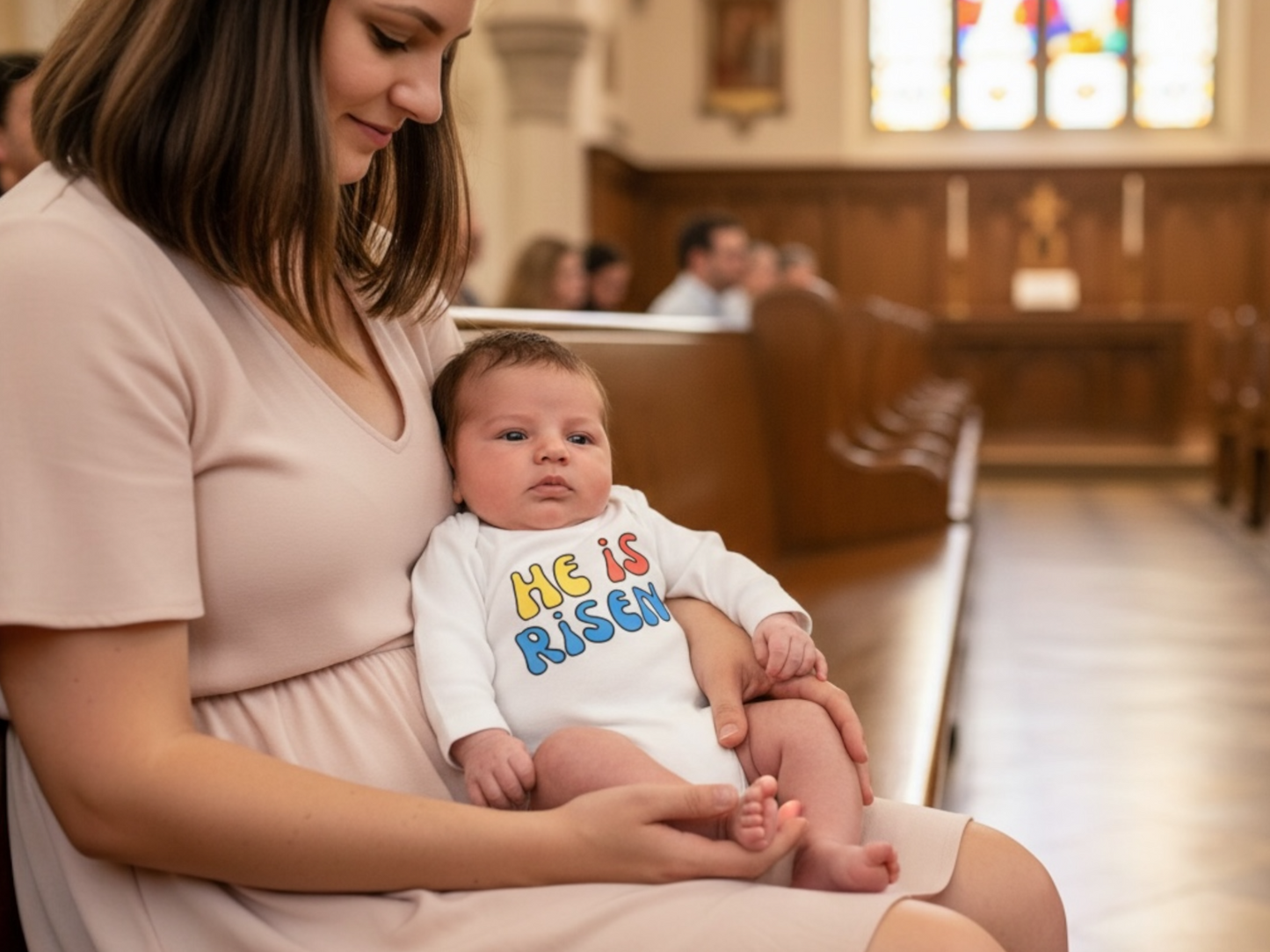 Easter baby onesie®| He is risen| Easter bunny onesie® | Bunny bodysuit