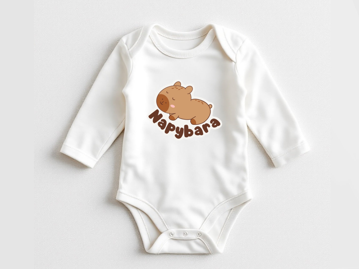 Napybara baby bodysuit | funny capybara baby outfit