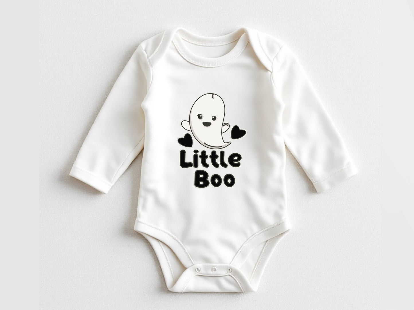 Little boo first Halloween baby outfit,autumn baby shower baby clothes, fall baby announcement