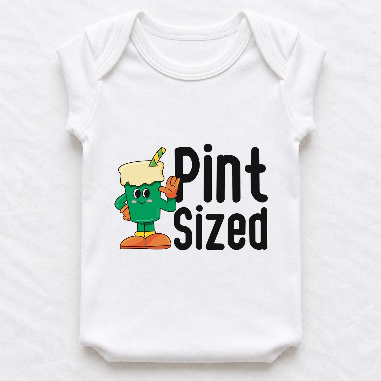 St. Patrick's Day - Pint Sized baby bodysuit | March baby bodysuit| Spring baby| First Saint Patrick's Day outfit