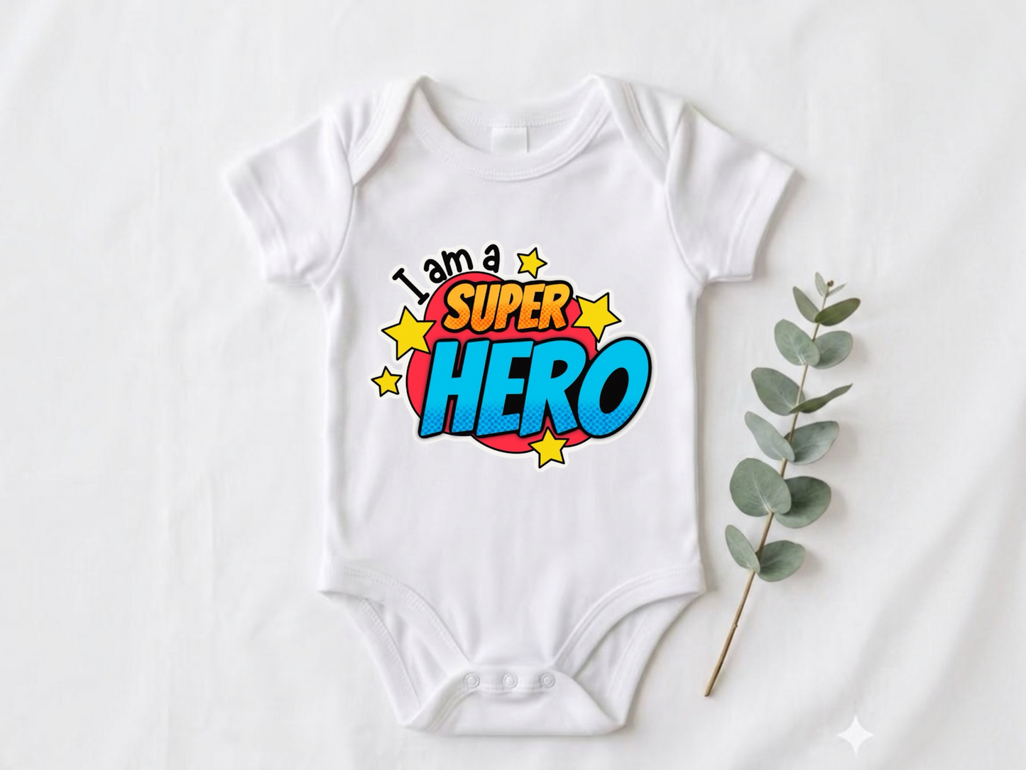 I’m a super hero Baby onesie®, first birthday outfit, comic book themed baby bodysuit, baby boy first Halloween outfit by happyneststudio