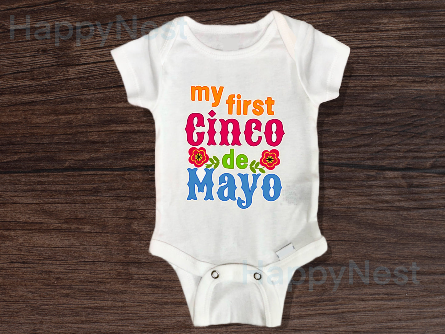 First Cinco de Mayo onesie®| baby announcement bodysuit|baby onesie®