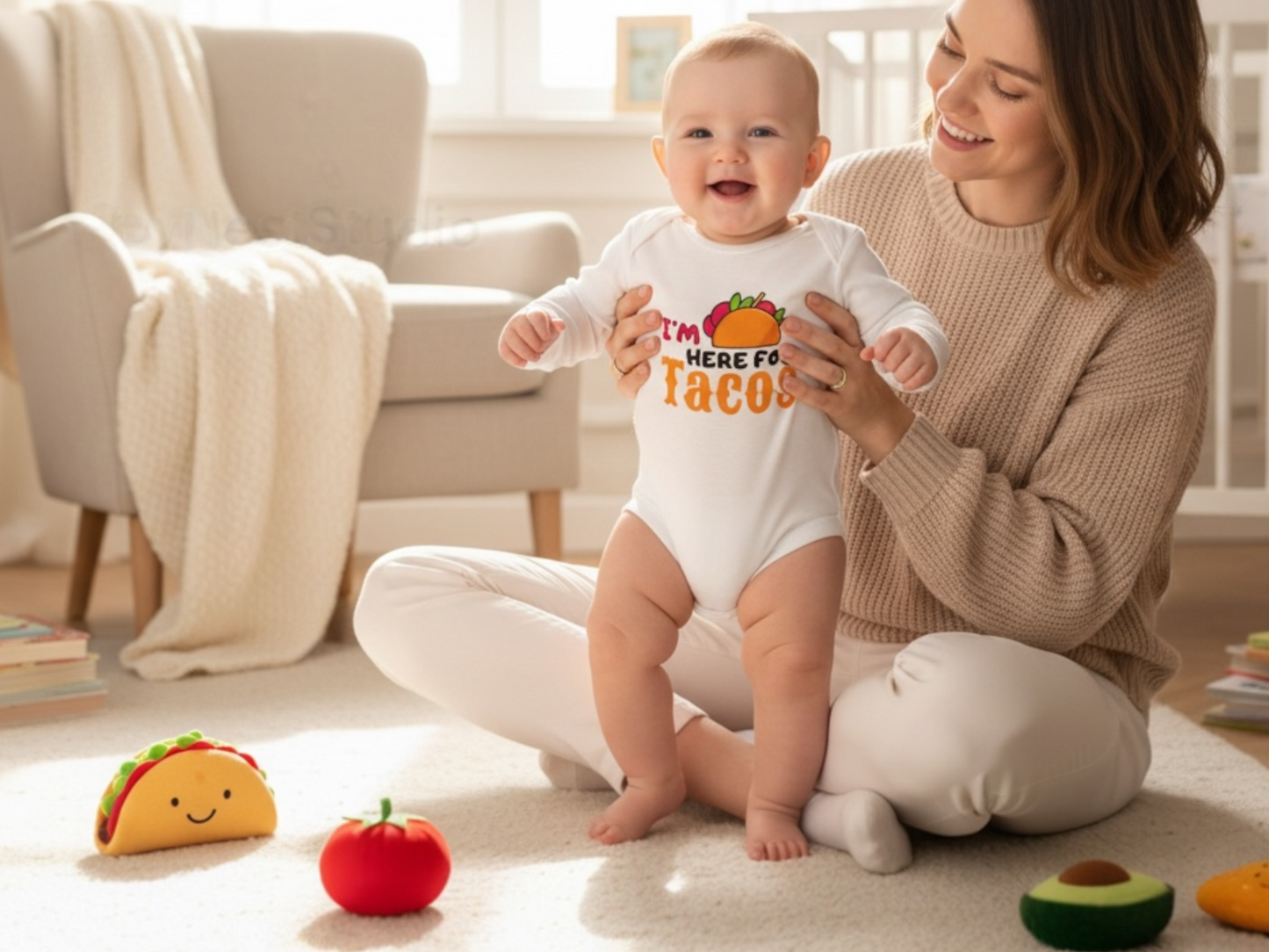 I’m here for Tacos onesie| First Cinco de Mayo onesie®| baby bodysuit|baby onesie®