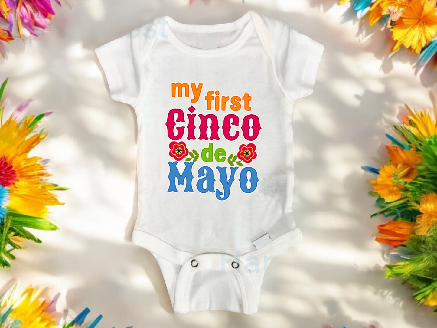 First Cinco de Mayo onesie®| baby announcement bodysuit|baby onesie®