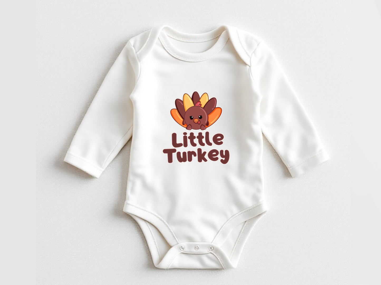 Little Turkey baby onesie® | Halloween baby| first thanksgiving| first holidays| fall baby clothes