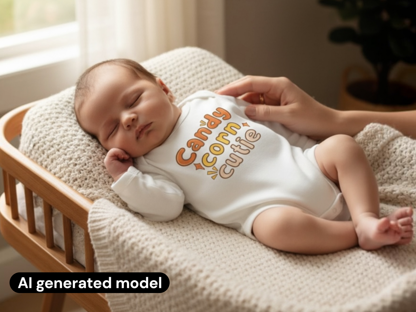 Candy Corn cutie Baby Bodysuit- Halloween Baby Bodysuit - baby’s first Halloween trick or treat outfit - soft breathable cotton baby romper for Halloween