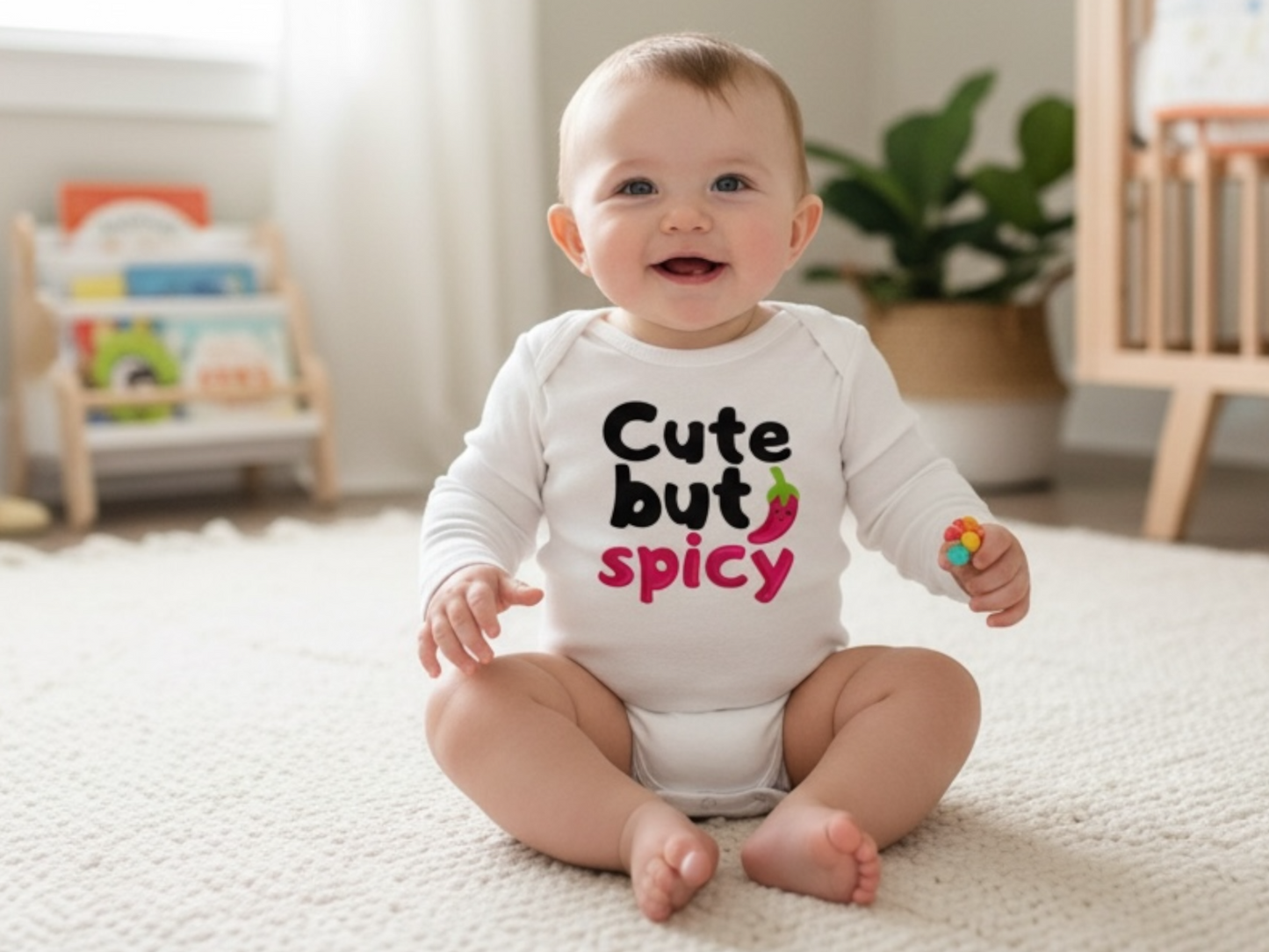Cute but spicy newborn onesie| First Cinco de Mayo onesie®| baby bodysuit|baby onesie®