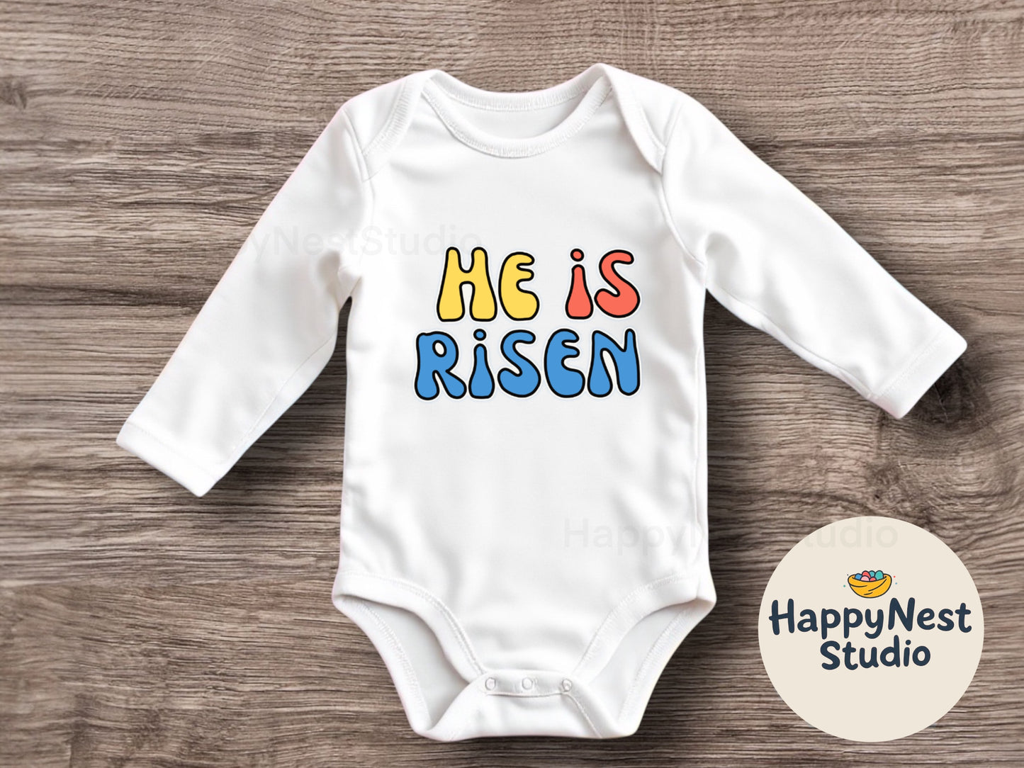 Easter baby onesie®| He is risen| Easter bunny onesie® | Bunny bodysuit
