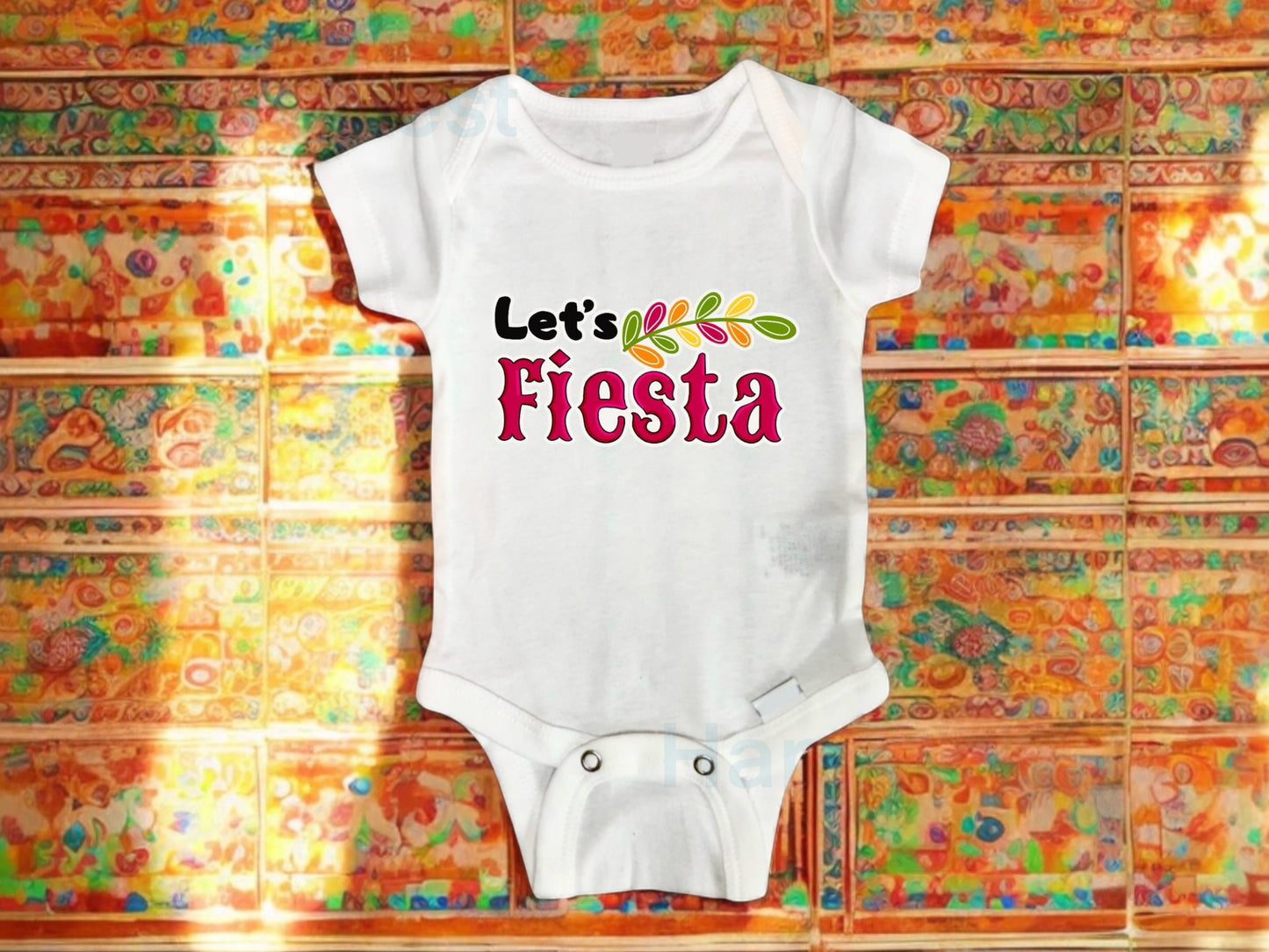 Let’s fiesta newborn onesie| First Cinco de Mayo onesie®| baby bodysuit|baby onesie®