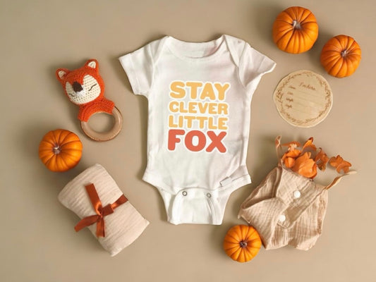 Cute Fox Baby Shower Gift Box | Affordable Christmas Baby Bundle | Luxe Bath Set | Perfect Coming Home Outfit