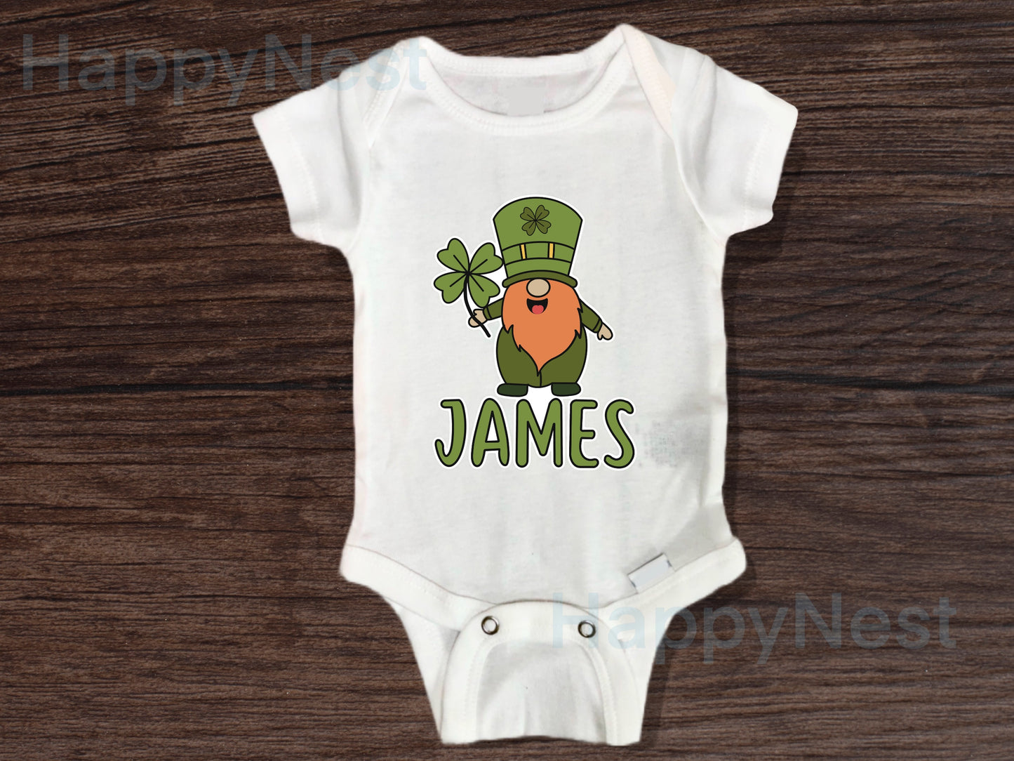 St. Patrick's Day - personalized baby onesie® | March baby bodysuit| Spring baby onesie®| First Saint Patrick's Day outfit