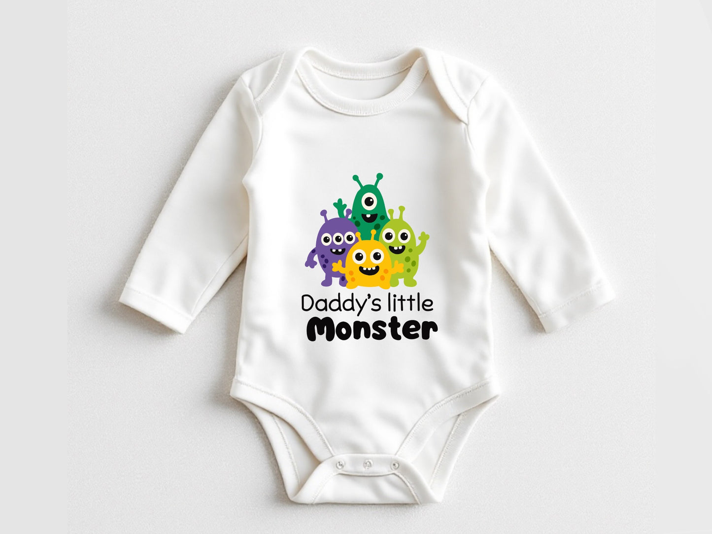 Daddy's Little Monster bodysuit- Father's Day Outfit