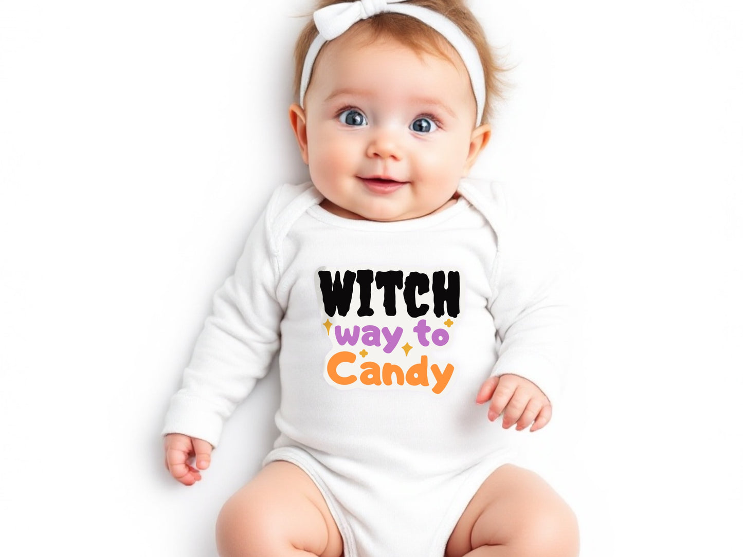 Halloween baby onesie| witch way to candy| wizard onesie| halloween baby onesie| baby first Halloween| spooky baby| October baby