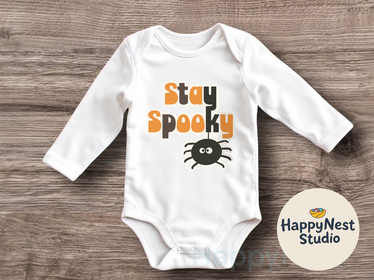 Stay spooky newborn onesie® | itsy bitsy spider onesie cute - spooky baby outfit for fall