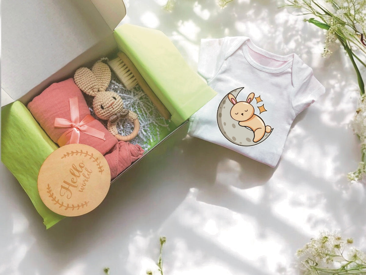 Easter gift box | Bunny gift set | pink girl gift box| baby shower gift