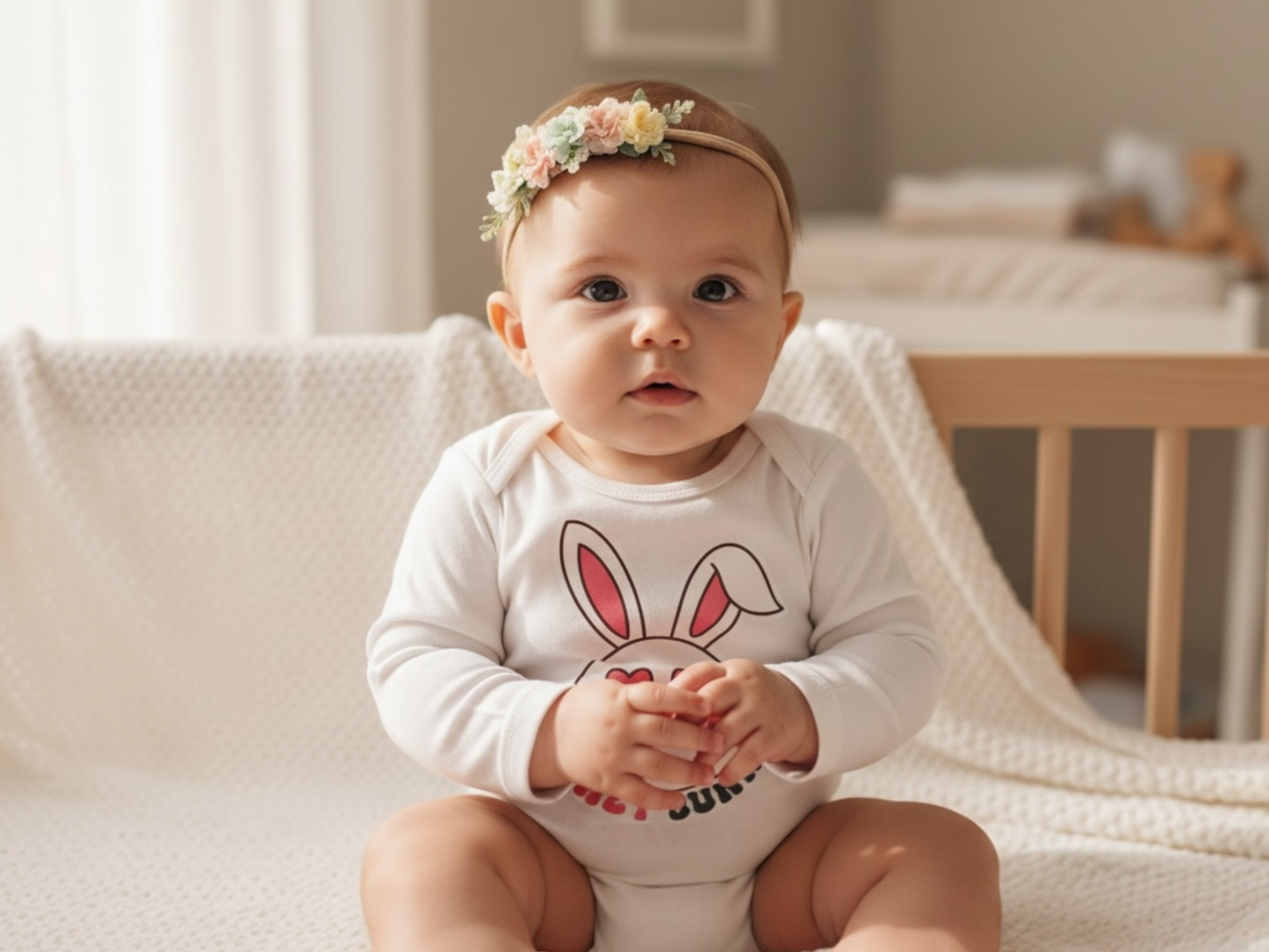 Easter baby onesie®| Honey bunny | Easter bunny onesie® | Bunny bodysuit