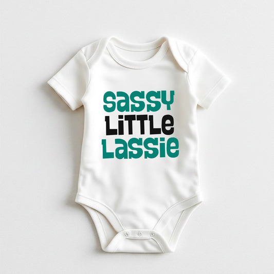 St. Patrick's Day - Sassy little Lassie baby onesie® | First Saint Patrick's Day outfit
