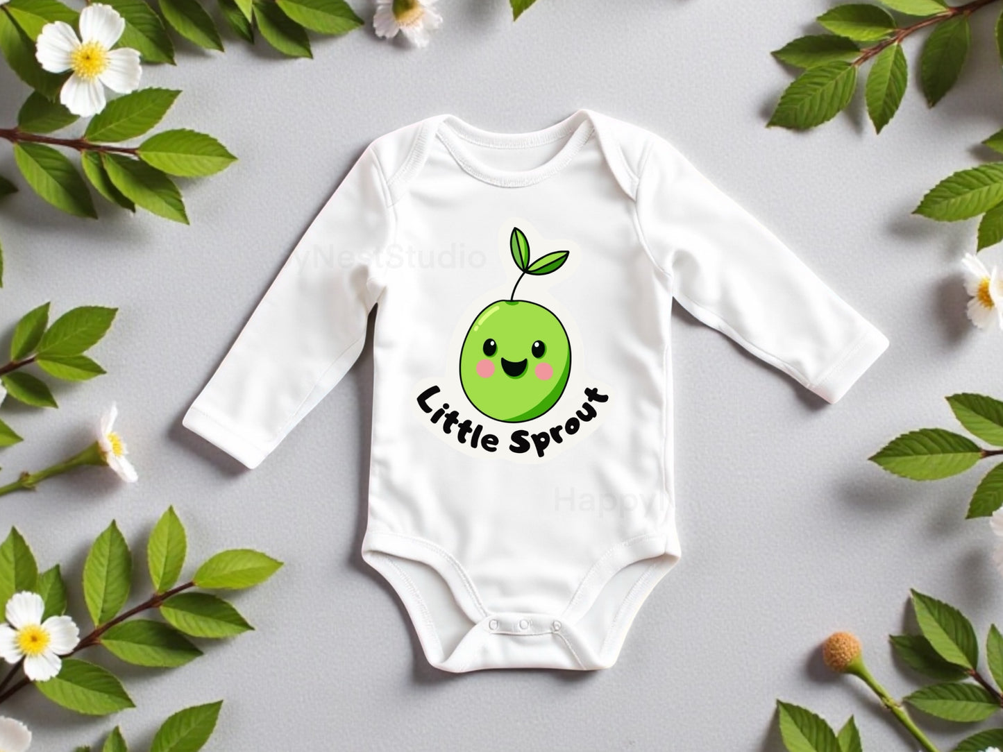 Little Sprout Onesie, Sprout Onesie Verse Baby Bodysuit, Gender Neutral Newborn Outfit, Plant Baby Shower Gift, Nature Baby Announcement onesie®