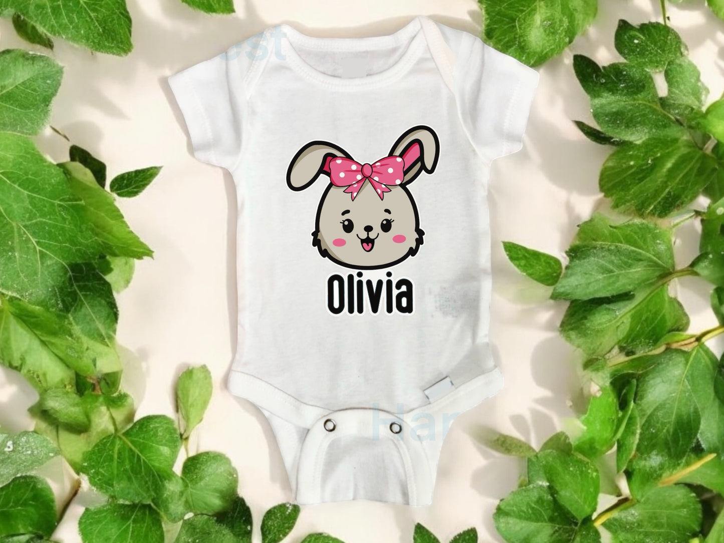 Personalized Easter baby onesie®| Easter egg hunt| Easter bunny onesie® | Bunny bodysuit| spring Easter