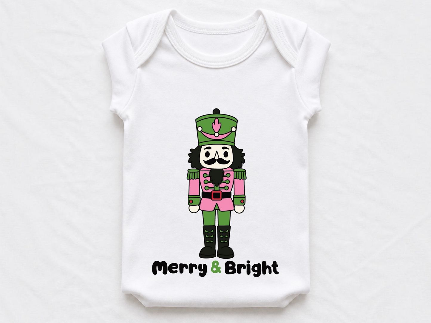 Christmas nutcracker baby bodysuit