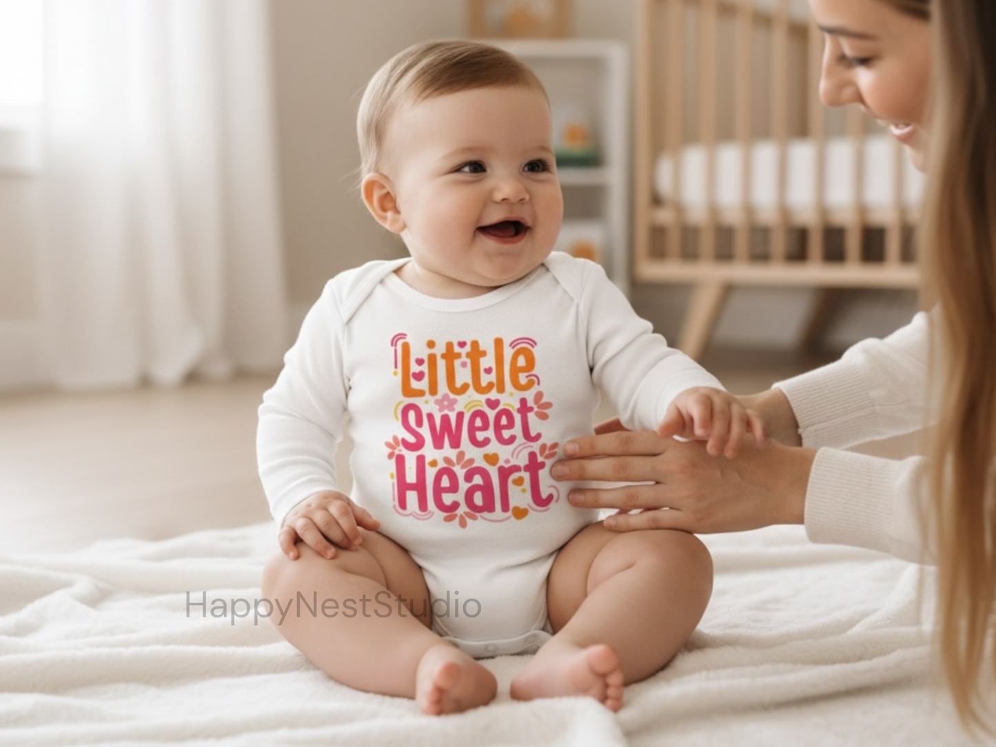 Little sweetheart baby bodysuit