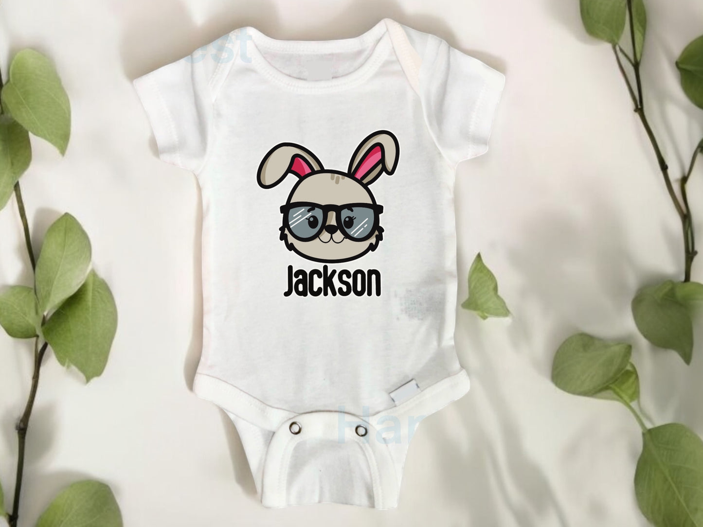 Personalized Easter baby onesie®| Easter egg hunt| Easter bunny onesie® | Bunny bodysuit| spring Easter