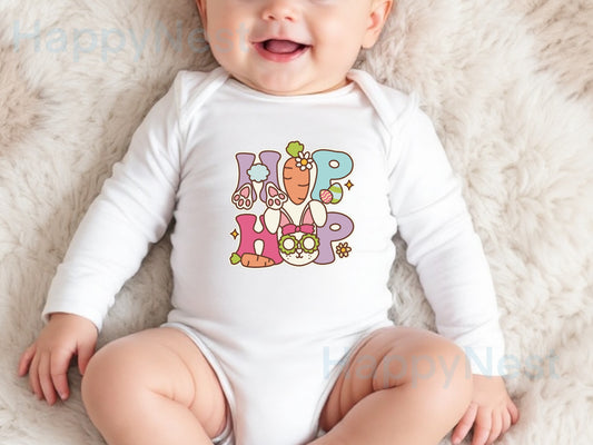 Easter baby onesie®| Hip hop| Easter bunny onesie® | Bunny bodysuit