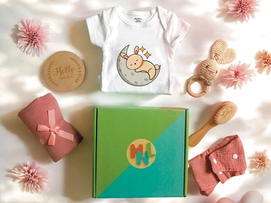 Easter gift box | Bunny gift set | pink girl gift box| baby shower gift