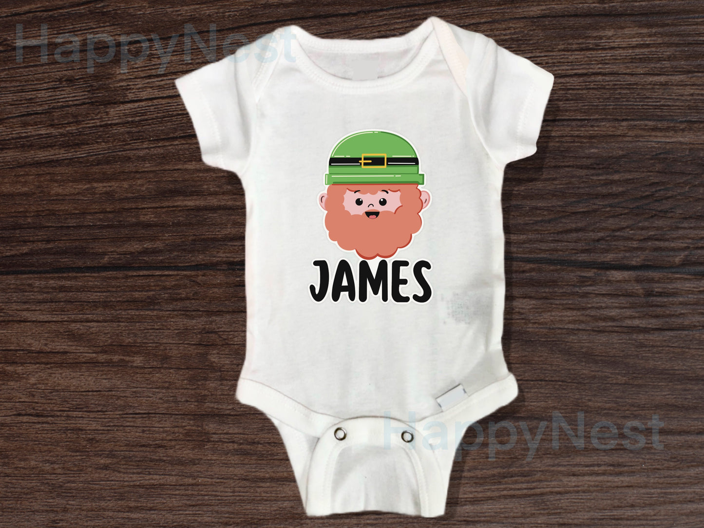 St. Patrick's Day - personalized baby onesie® | March baby bodysuit| Spring baby onesie®| First Saint Patrick's Day outfit