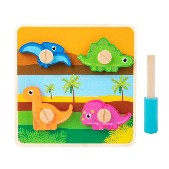 Montessori Motor Skills Pegs Boards