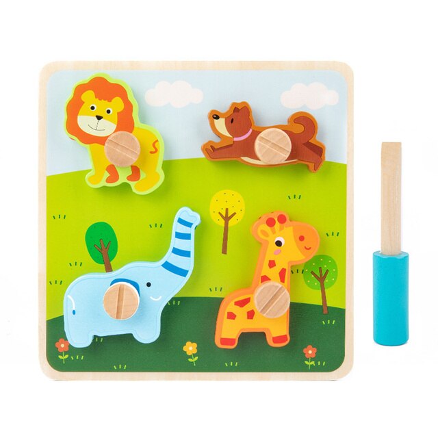 Montessori Motor Skills Pegs Boards