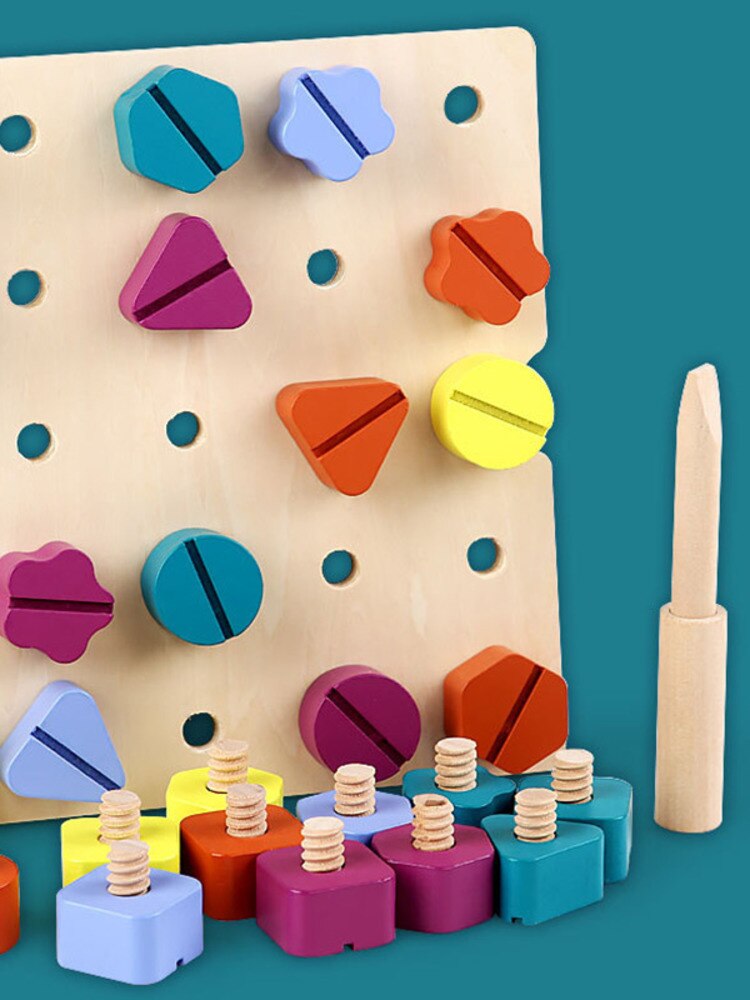 Montessori Motor Skills Pegs Boards