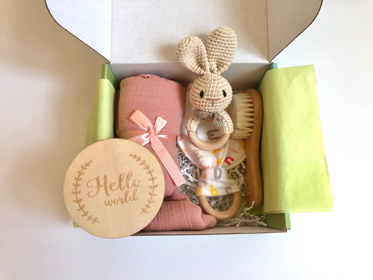 Bunny Newborn Gift Set With Teether
