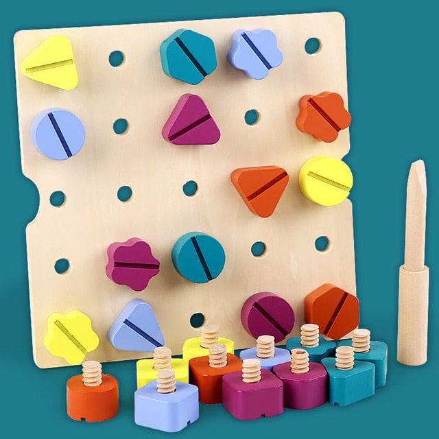 Montessori Motor Skills Pegs Boards